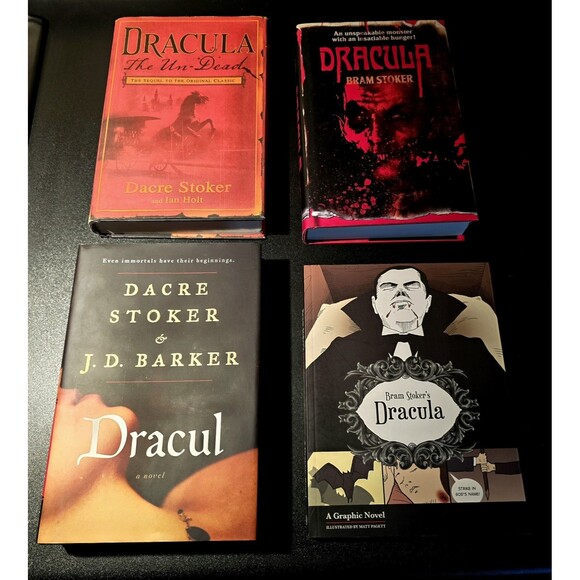 Stoker HC Lot: Dracula The UnDead 1st Edition Print Dracul + Dracula + PB Bonus - Picture 1 of 8